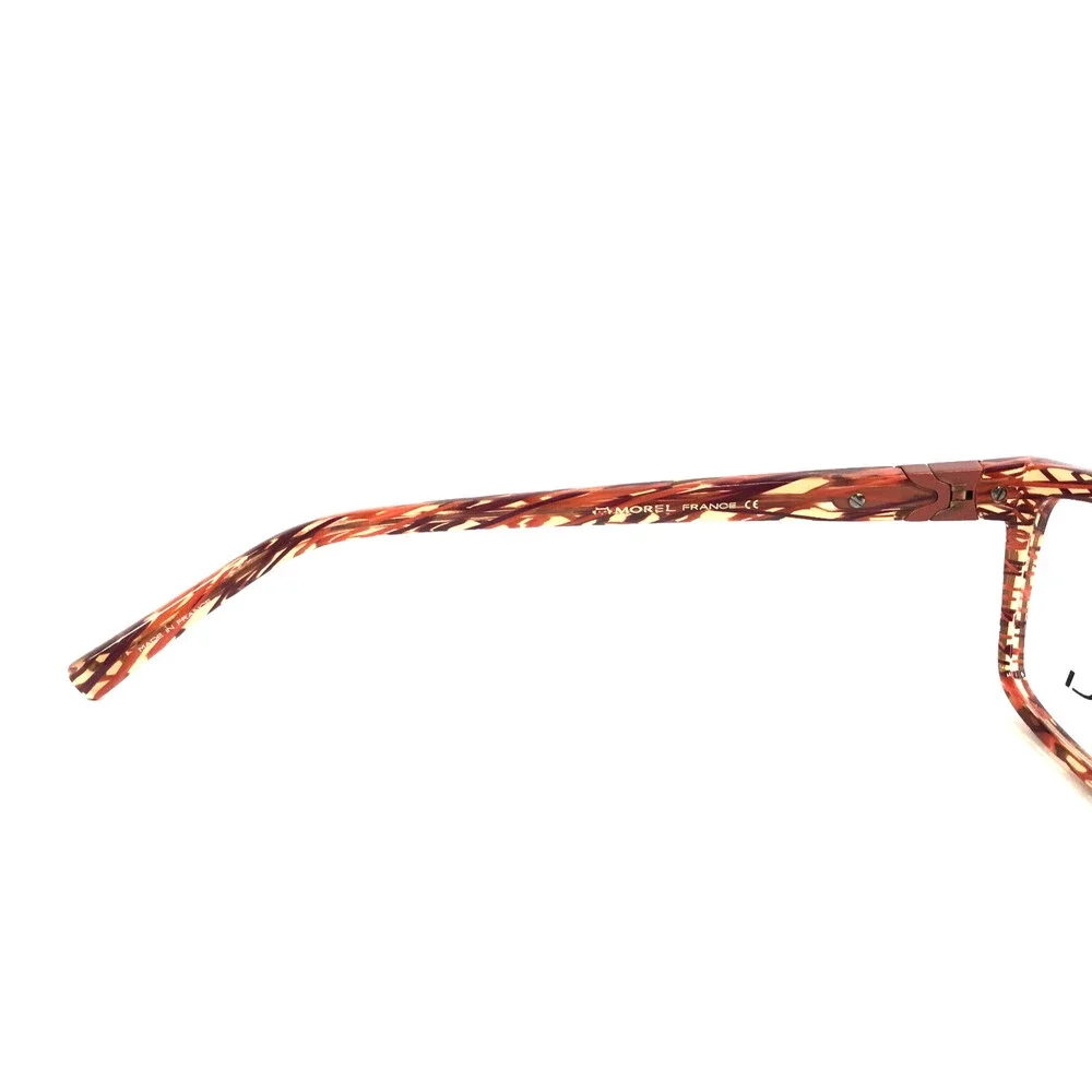 Koali Eyeglasses Frames 7665K OP014 Brown Red Rectangle Full Rim 53-15-135
